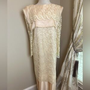 Scott McClintock Ivory Lace Wedding Vintage Dress Size 6